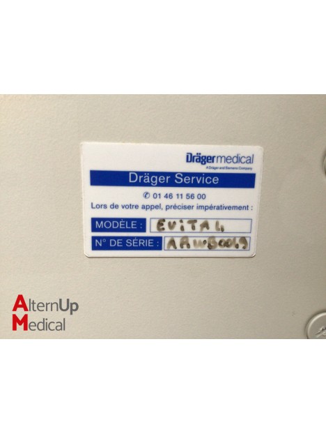Drager Evita 4 Reanimation Ventilator