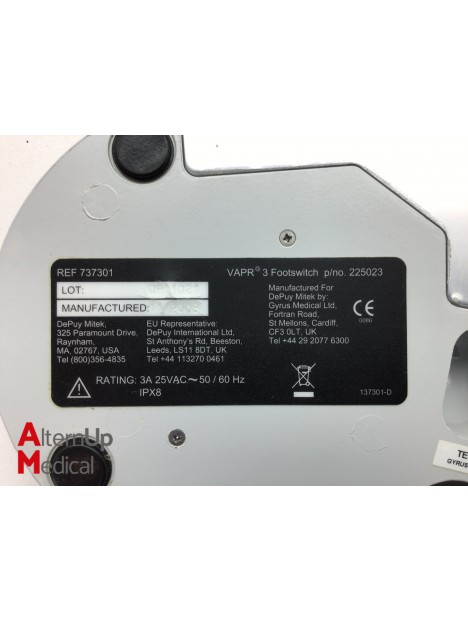 Depuy Mitek VAPR 3 Electrosurgical Unit