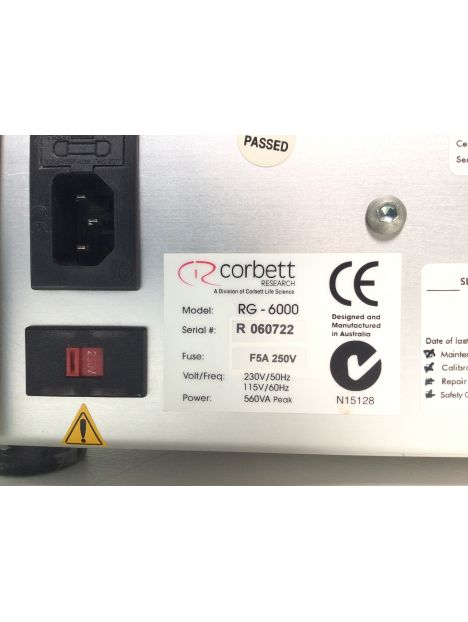 Corbett Rotor-Gene RG-6000 Real-Time PCR Analyzer