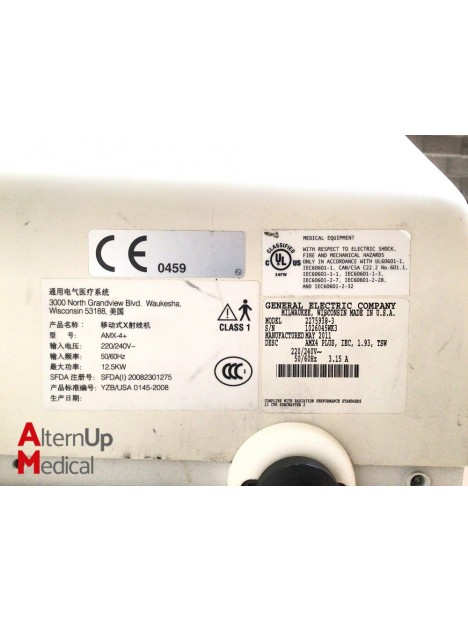 GE AMX4 Plus Portable X-Ray System