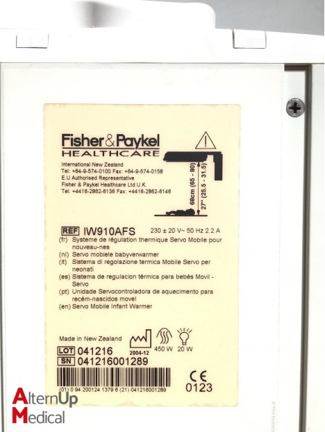 Fisher & Paykel IWS910AFS Mobile Infant Warmer