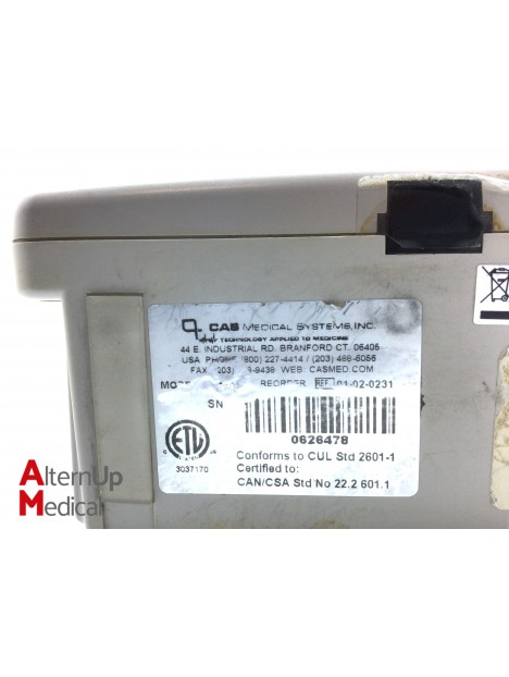 Set of 2 CAS Medical Systems 740-2-MS Patient Monitors