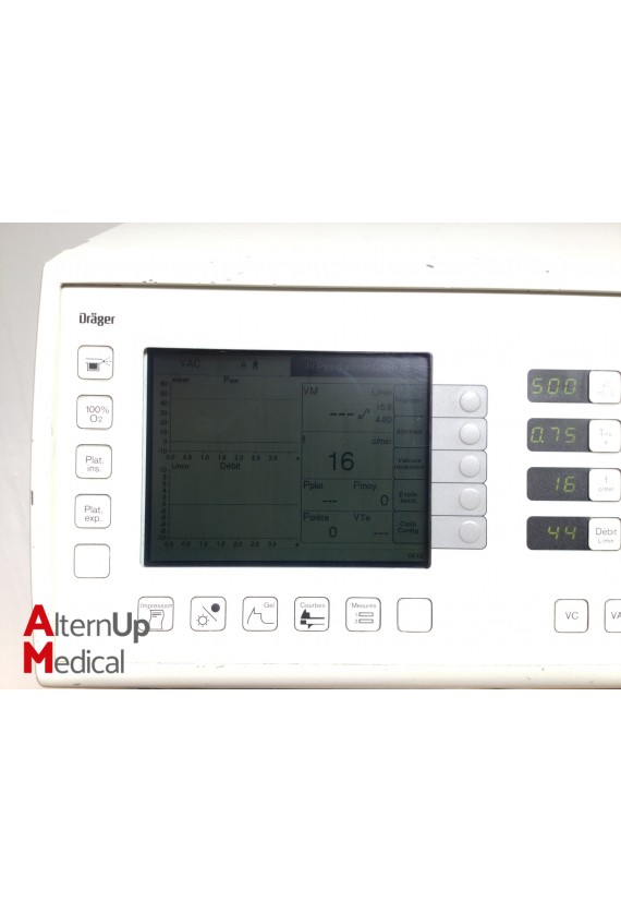 Drager Evita 2 Dura Reanimation Ventilator
