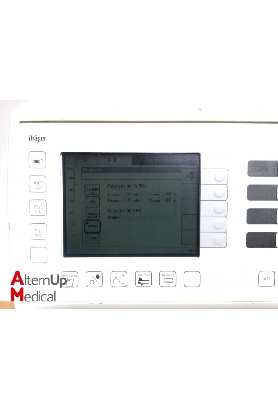 Drager Evita 2 Dura Reanimation Ventilator