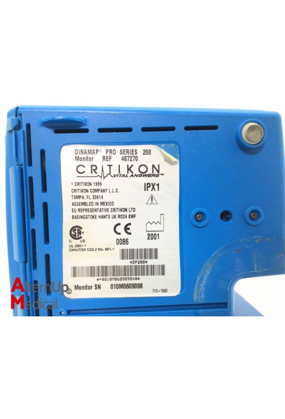 Critikon Dinamap Pro Series 200 Multiparameter Monitor