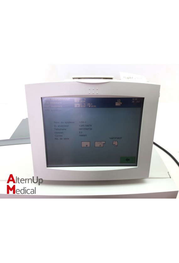 Siemens RapidLab 1265 Electrolyte and Blood Gas Analyzer