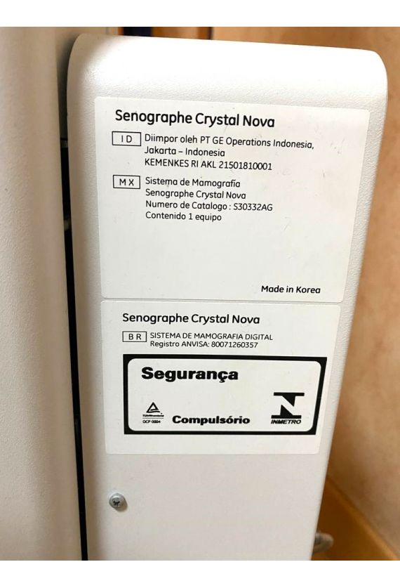 Mammographe Digital GE Senographe Crystal Nova