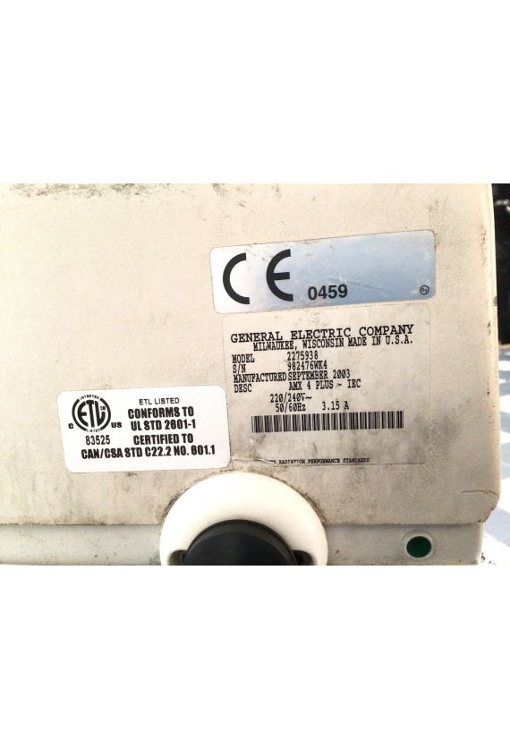 GE AMX4 Plus Portable X-Ray System