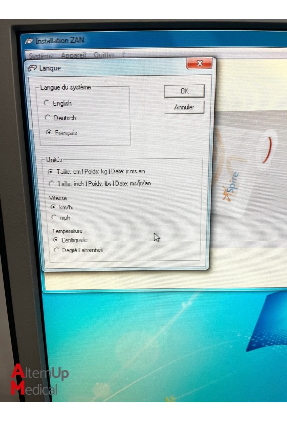 Cabine de Plethysmographie Nspire ZAN 500 + ZAN 260