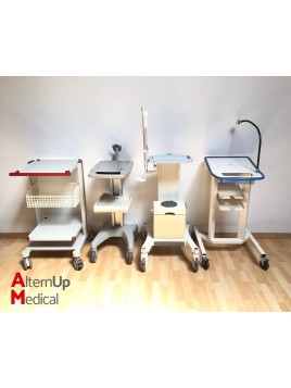 Lot de 4 Chariots Médicaux
