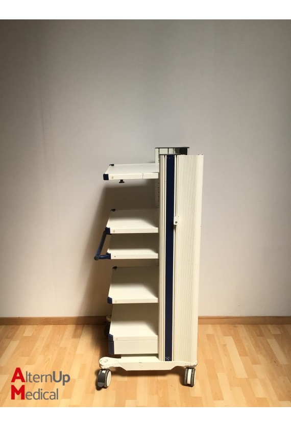 Lot de 2 Chariots d'Endoscopie avec Moniteur Stryker