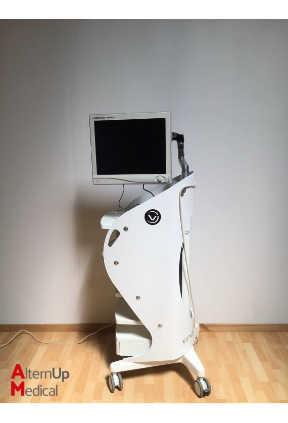 Lot of 2 Endoscopy Trolleys with Stryker Monitor