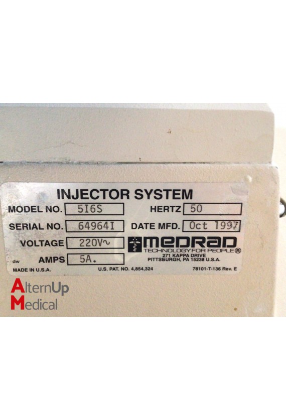 Medrad Mark V ProVis Angiographic Injector