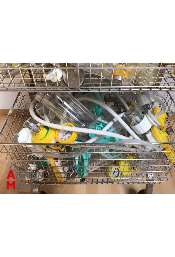 Lot of Disposables and Accessories with Trolley