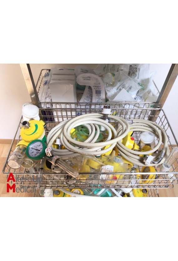 Lot of Disposables and Accessories with Trolley