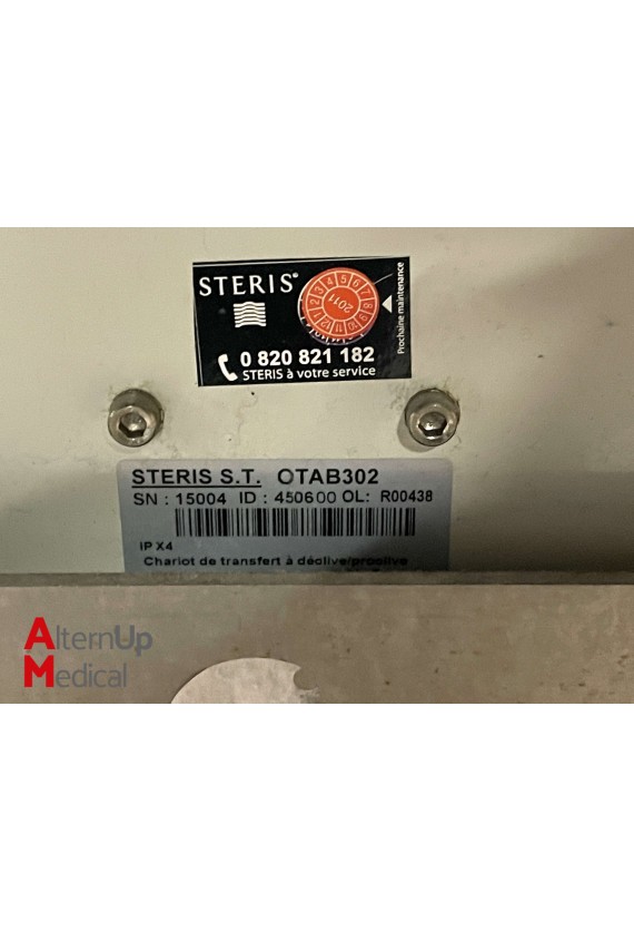 Shuttle Steris OTAB302 avec Plateau