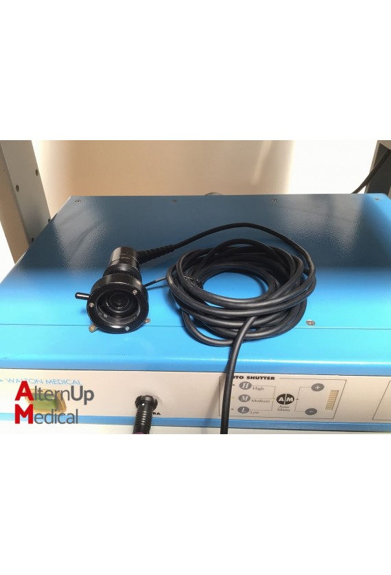 Lot of 2 Endoscopy Trolley with Video Processor and Light Source