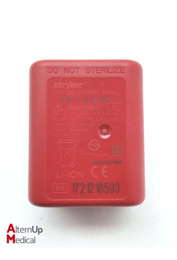Lot de 3 Batteries Stryker 7126-100 et 6126-110 pour Moteur Chirurgical