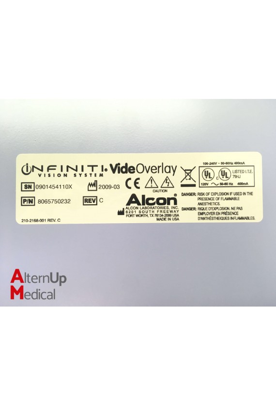 Alcon Infiniti 8065750232 Overlay Video System
