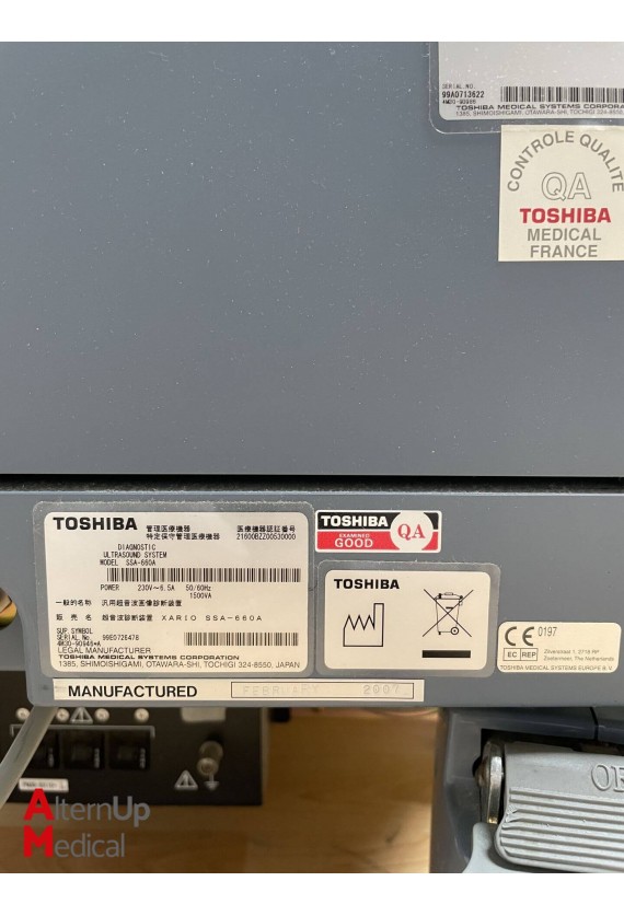 Toshiba Xario SSA-660A Ultrasound