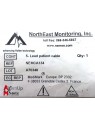 Lot de 2 Câbles ECG NorthEast Monitoring NEMCA134