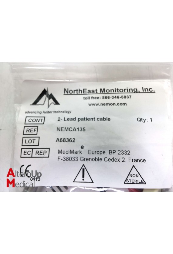 Lot de 3 Câbles ECG NorthEast Monitoring NEMCA135