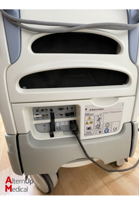 Ge Vivid 7 Dimension Cardiac Ultrasound Machine