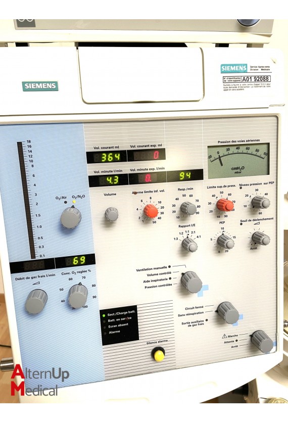 Siemens Kion Anesthesia Ventilator
