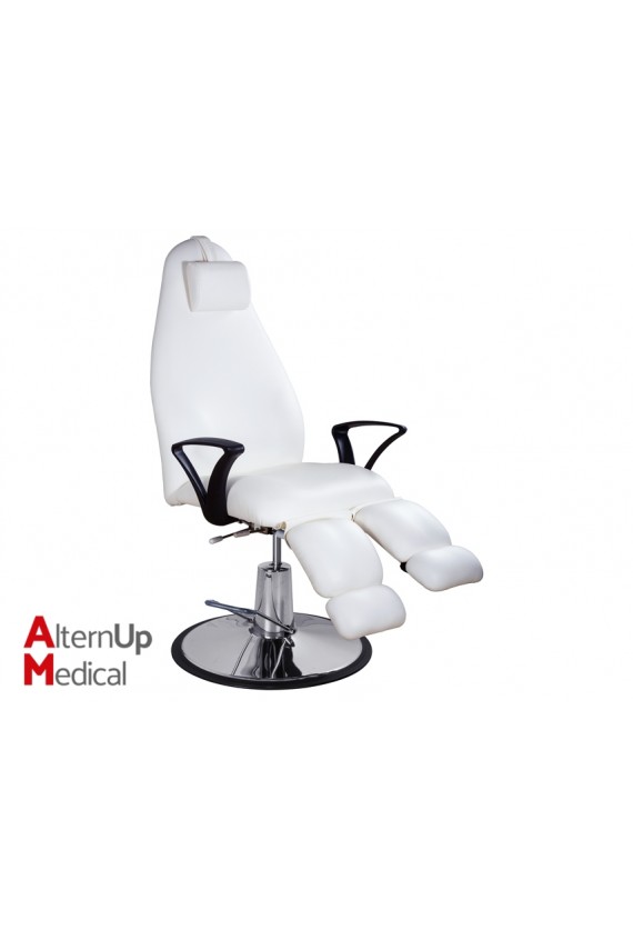 White Podology Mechanical Armchair