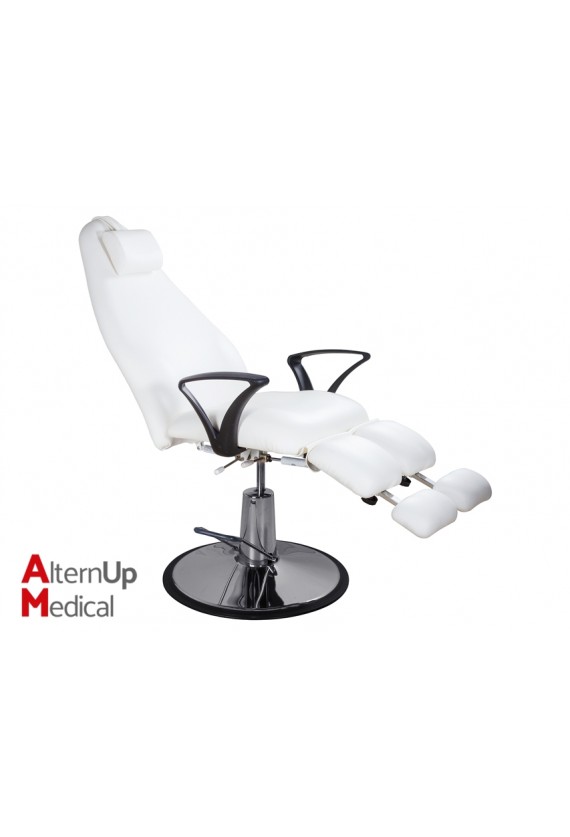 White Podology Mechanical Armchair