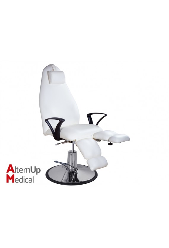 White Podology Mechanical Armchair