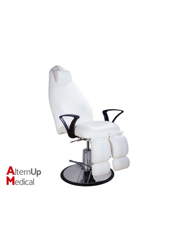 White Podology Mechanical Armchair