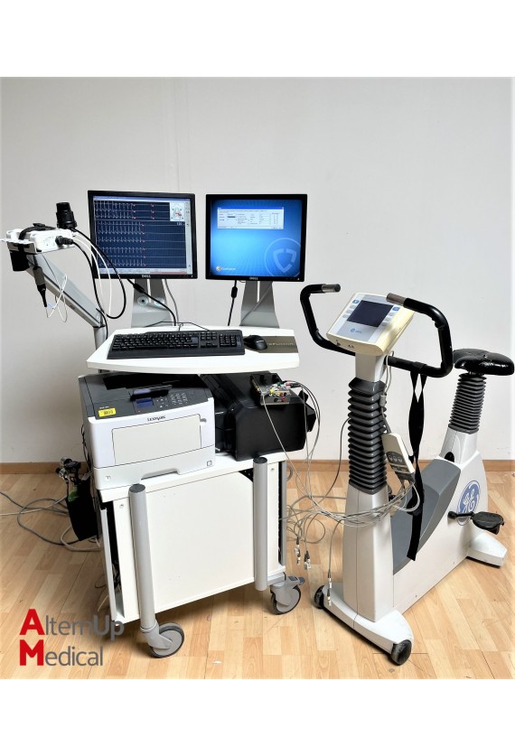 GE Stress Test Station with E-Bike and Spirometer