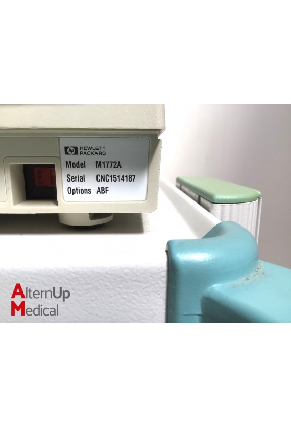 Hewlett Packard M1772A ECG on trolley
