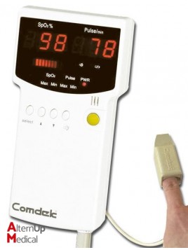 Oxymètre de pouls avec alrame