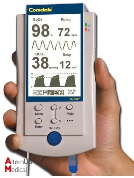 Oxymètre capnographe portable