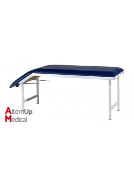 Examination Table with Negative Adjustable Headrest