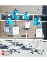 Lot de 4 Accelerateurs de Perfusion Gamida TGV 600
