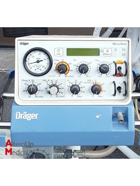 Lot de 4 Respirateurs Drager Microvent