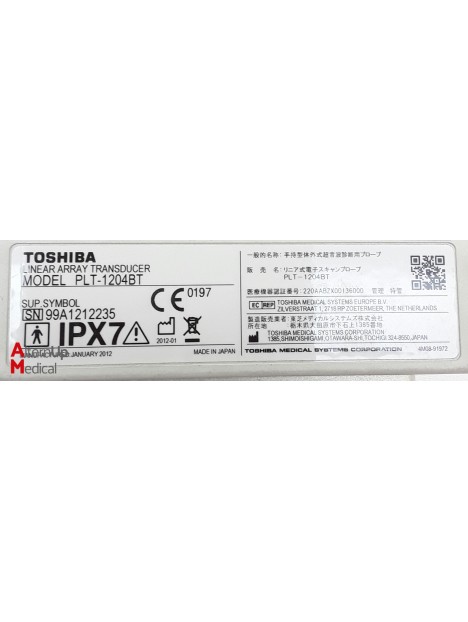 Toshiba PLT-1204BT Linear Probe