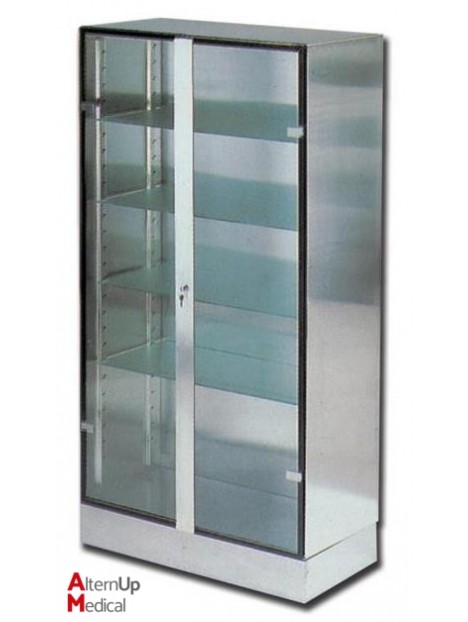 Armoire médicale de rangement en inox 