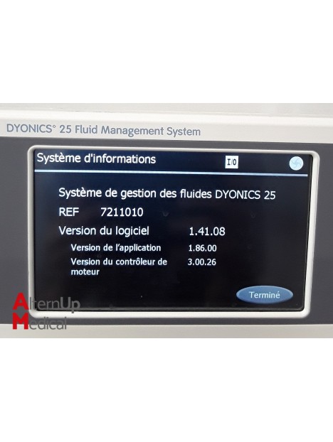 Système de Gestion des Fluides Smith&Nephew Dyonics 25