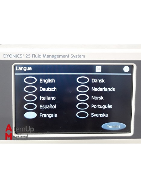 Système de Gestion des Fluides Smith&Nephew Dyonics 25