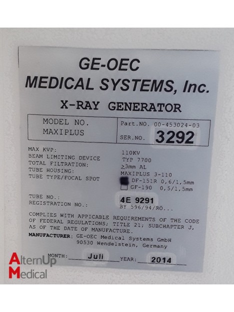 GE OEC Compact 7700 C-Arm