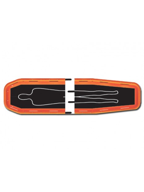 Twin Shell Evacuation Basket Stretcher