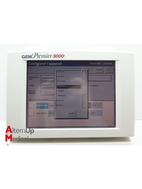 Instrumentation Laboratory GEM Premier 3000 Blood Gas Analyzer