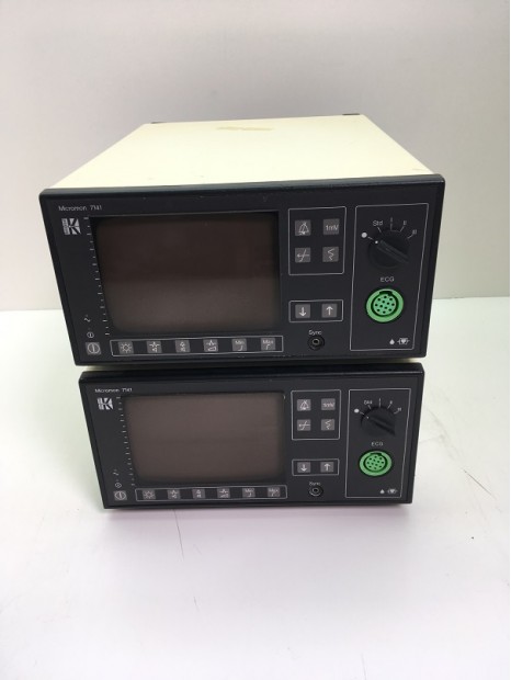 Lot of 2 Kontron Micromon 7141 Vital Signs Monitor