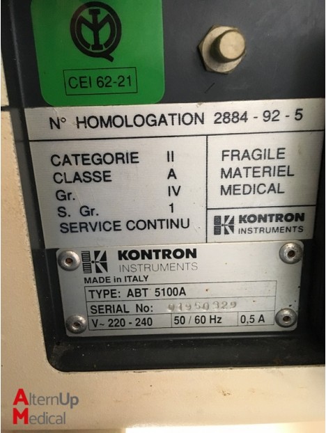 Respirateur d'Anesthésie Kontron ABT 5100