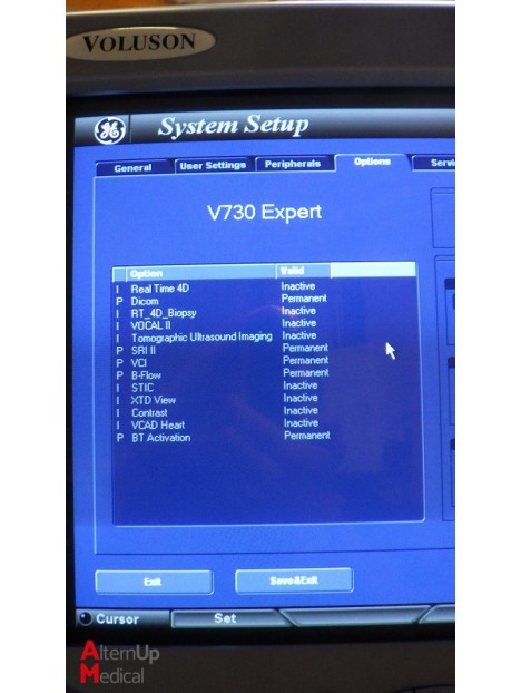 Echographe GE Voluson 730 Expert  BT05