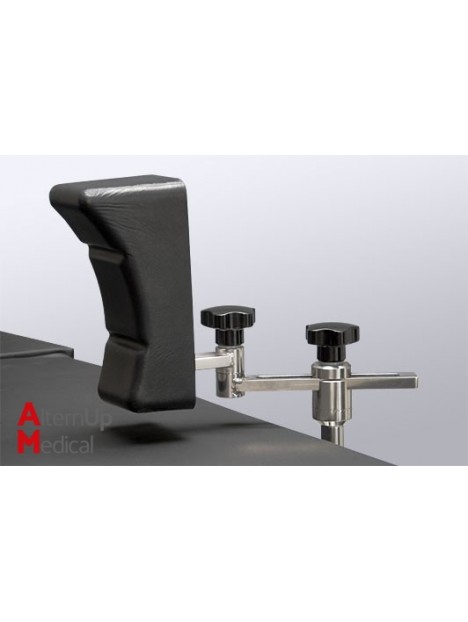 Rotatable lateral support for operating table